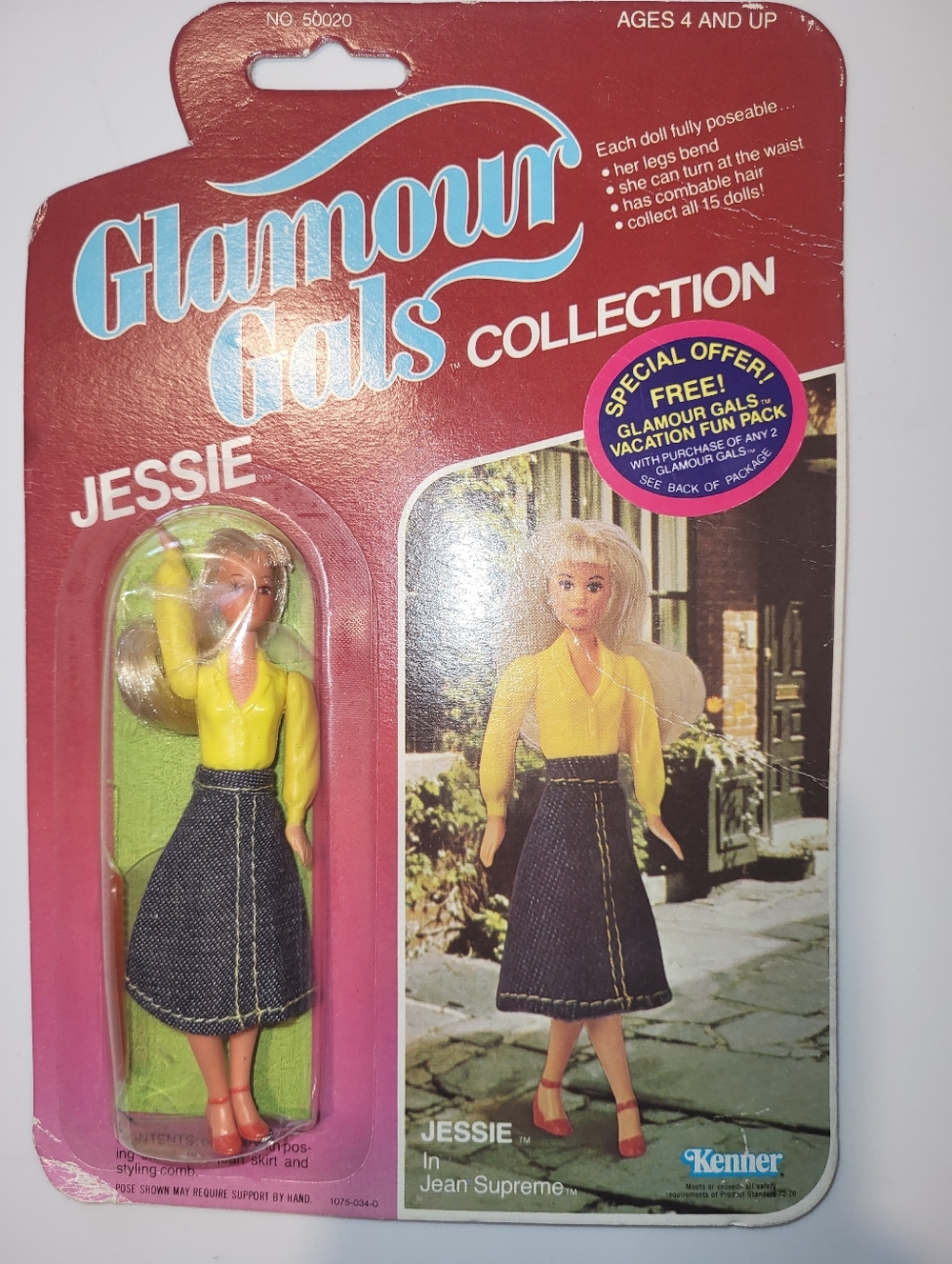 Vintage Glamour Gals Jessie In Jean Supreme Doll NWT
